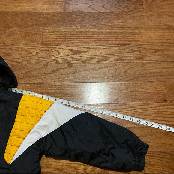 Vintage Starter Black Pittsburgh Steelers Pullover Parka Jacket - Picture 3 of 9